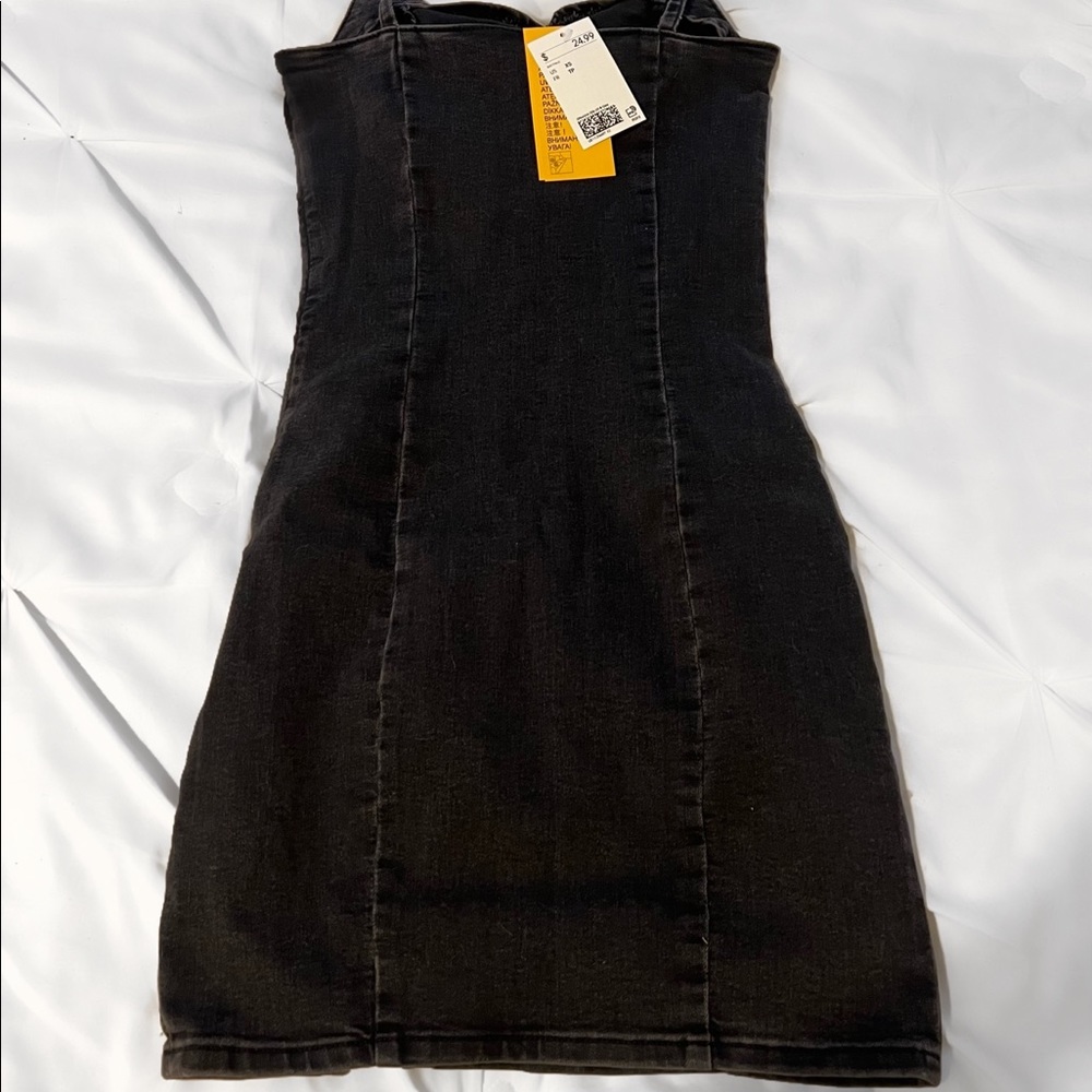 Black Denim H&M Dress